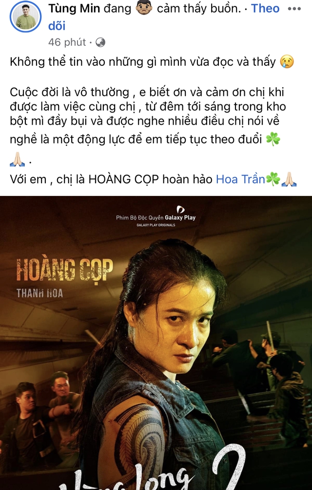 Ngô Thanh Vân bàng hoàng, Lan Ngọc và dàn sao Việt nghẹn ngào tiễn biệt diễn viên Thanh Sói Thanh Hoa - Ảnh 6.