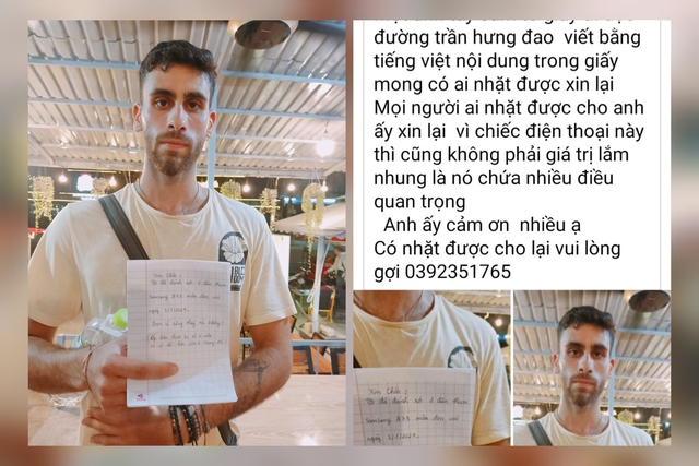 Cộng đồng Ph&uacute; Quốc gi&uacute;p du kh&aacute;ch ngoại quốc t&igrave;m điện thoại bị mất - Ảnh 1.