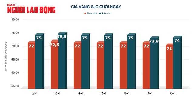 Giá vàng hôm nay, 9-1: Giảm mạnh do nhà đầu tư cẩn trọng - Ảnh 2.