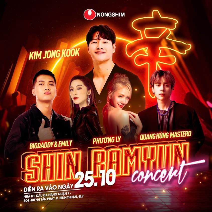 SHIN RAMYUN CONCERT: đại tiệc âm nhạc Hàn - Việt đầy sôi động cùng dàn nghệ sĩ hot- Ảnh 1.