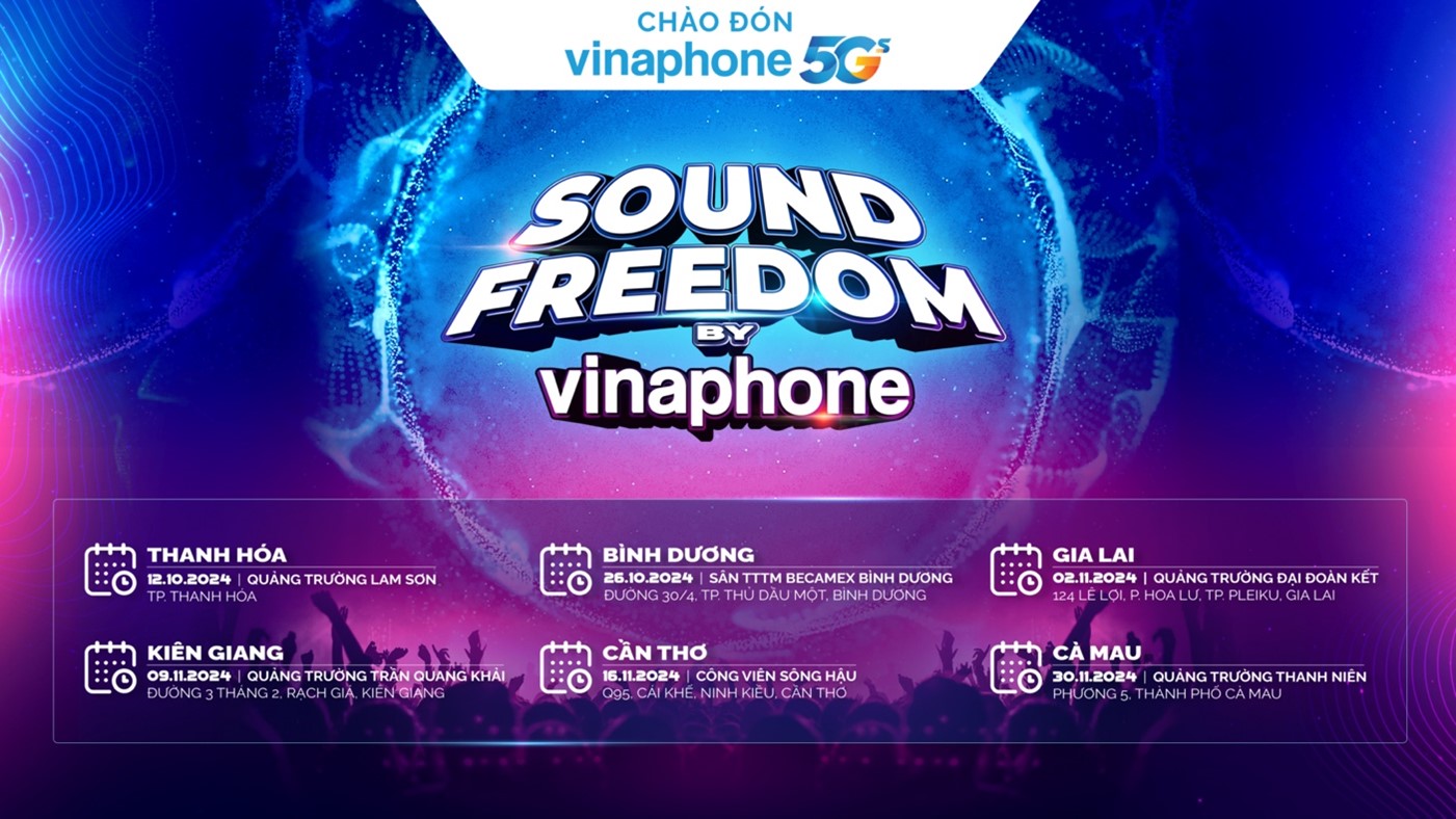 Đại nhạc hội Sound Freedom by VinaPhone mùa 2 chính thức khởi động tại nhiều tỉnh thành- Ảnh 7.