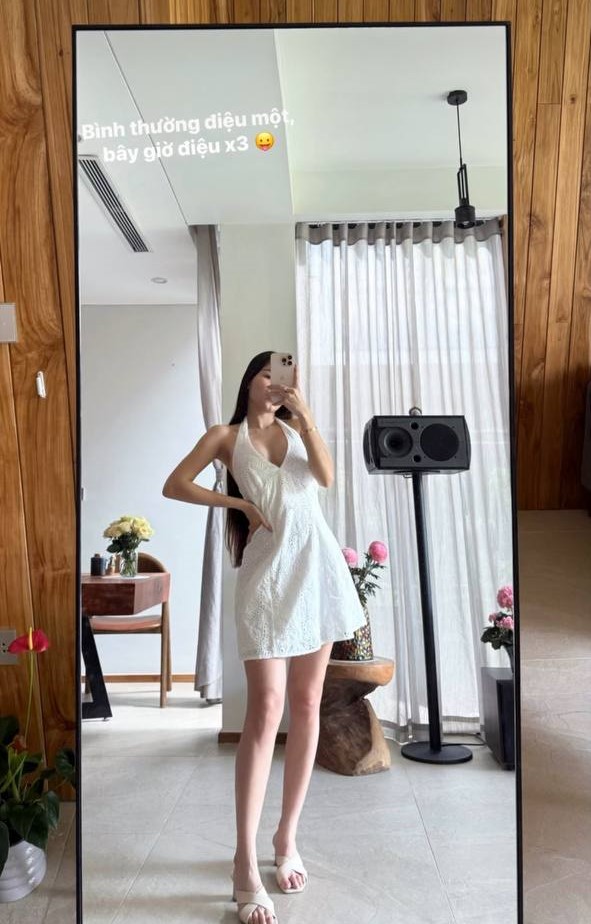 Vợ bầu của Đặng Văn L&acirc;m khoe ch&acirc;n d&agrave;i thẳng tắp, l&aacute;i xế hộp đi chơi, được mẹ chồng khen th&ocirc;ng minh v&igrave; c&aacute;ch chăm s&oacute;c gia đ&igrave;nh- Ảnh 2.