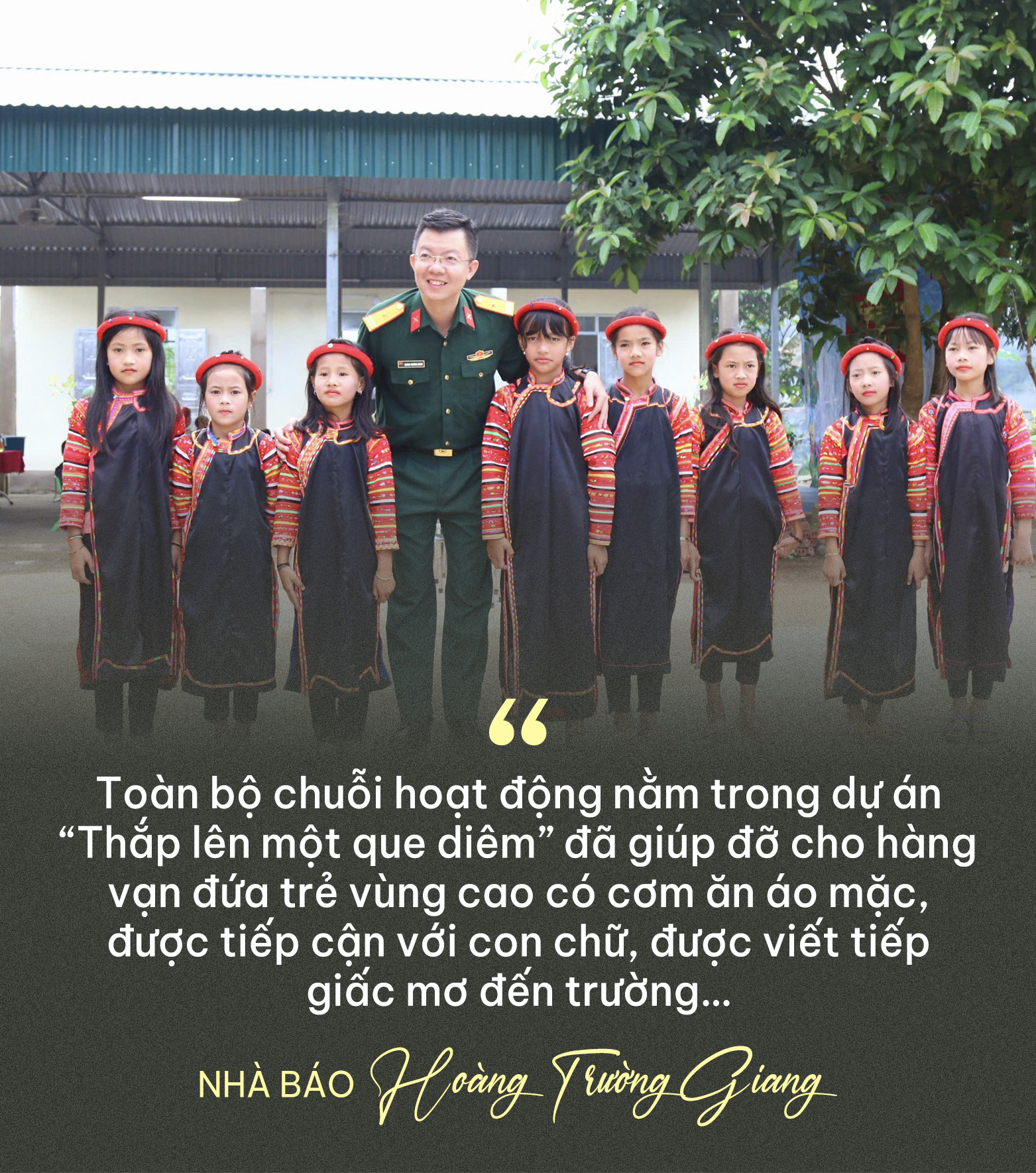 Hành trình 16 năm "Thắp lên một que diêm" của nhà báo Hoàng Trường Giang: Hàng chục công trình phục vụ học tập được xây dựng, hàng vạn lượt trẻ em vùng cao được nâng bước đến trường- Ảnh 5.