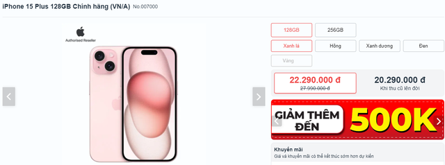 Mẫu iPhone đời cũ "chip khỏe, pin khủng" không thua iPhone 16 Plus: Đang giảm đậm 5 triệu trong tháng 10- Ảnh 1.