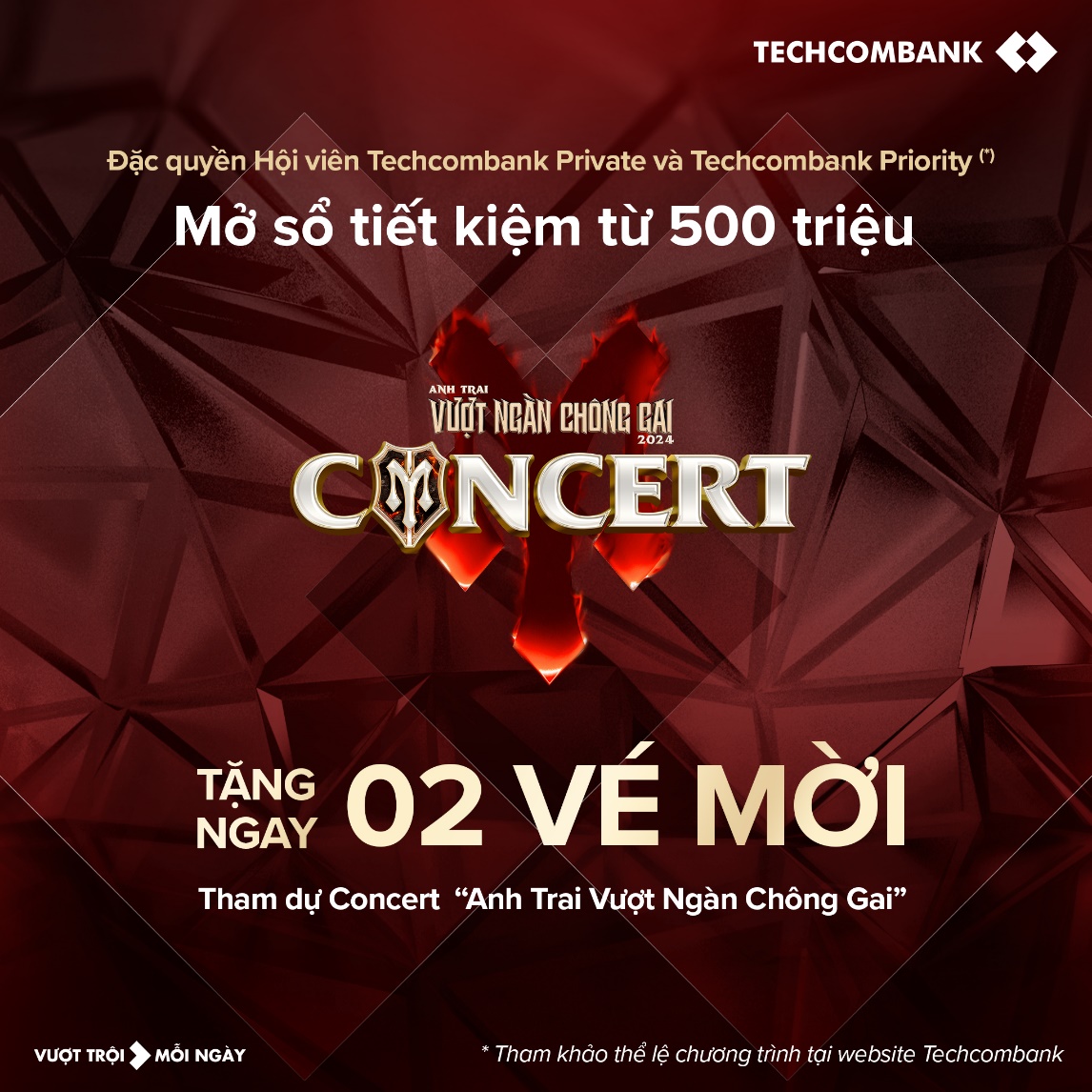 Sức hút của Techcombank trước thềm concert Anh Trai Vượt Ngàn Chông Gai 2024- Ảnh 3.