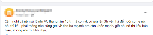 Thu nhập 2 vợ chồng 15 triệu đồng/tháng, vợ vẫn lén lút gửi 3 triệu về nuôi em gái: Chất vấn thì nhận được câu trả lời đến câm nín- Ảnh 1.