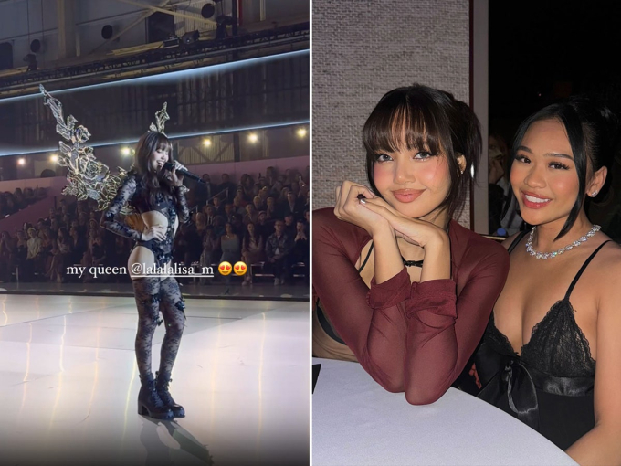 Cô gái H'Mông giành HCV Olympic phát cuồng với Lisa tại show diễn của Victoria's Secret, đăng ảnh “đu idol” thành công- Ảnh 1.