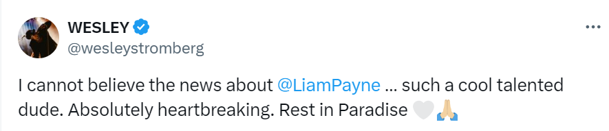 Dàn sao sốc trước cái chết của Liam Payne: Charlie Puth - Paris Hilton bàng hoàng, One Direction phản ứng thế nào?- Ảnh 6.