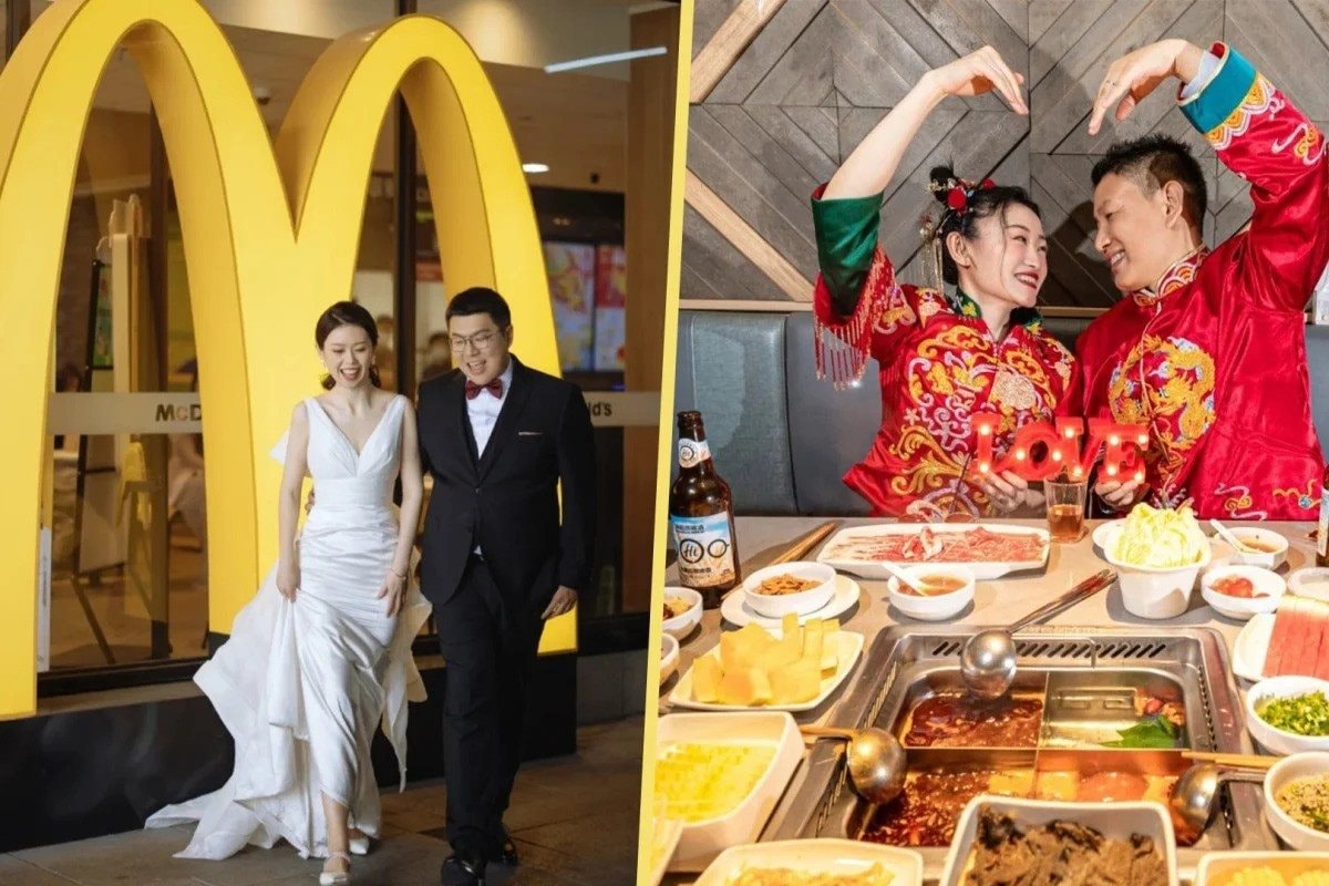 Cái khó ló cái khôn: Thu nhập giảm, các cặp đôi đãi tiệc cưới ở Haidilao, McDonald's, vừa tiết kiệm mà khách vẫn no say, vui vẻ- Ảnh 1.