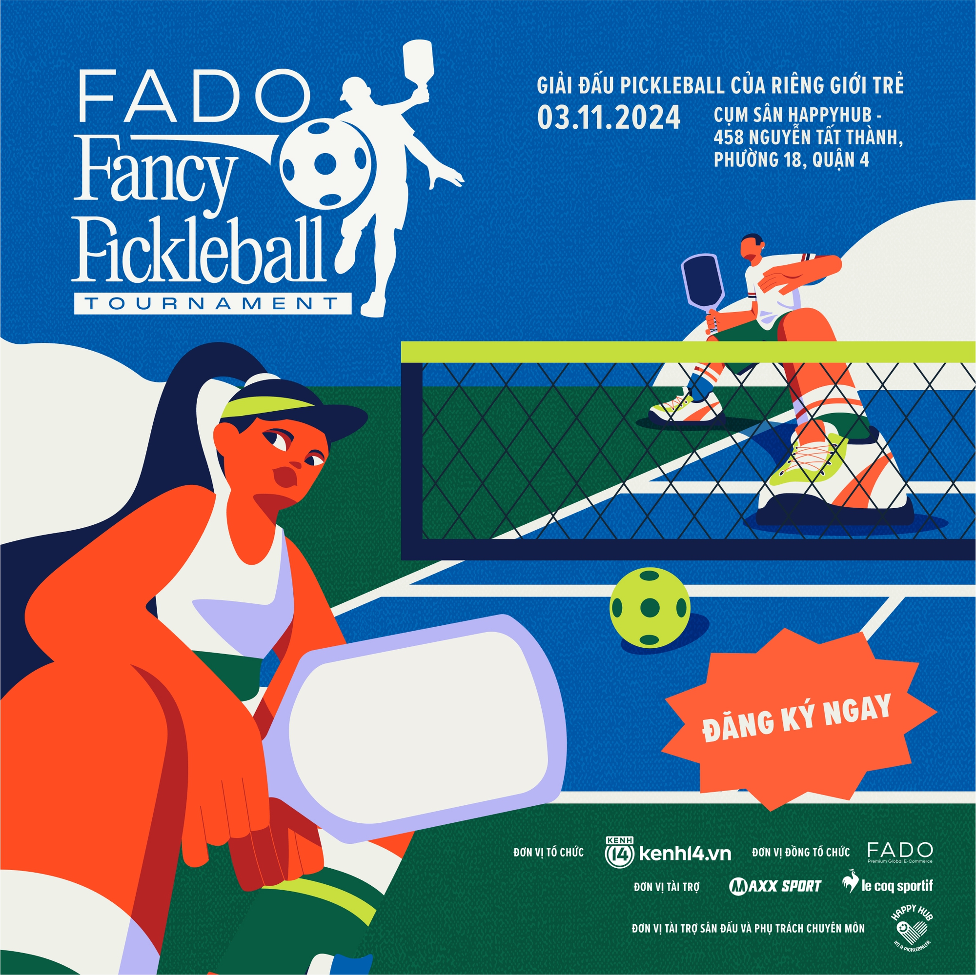 Tất tần tật về Fado Fancy Pickleball: Giải đấu quy tụ dàn trai xinh gái đẹp, lên sân chơi hay - lên đồ thấy mê- Ảnh 1.