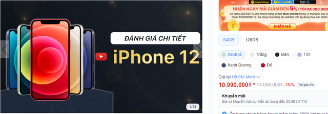 Chỉ còn hơn 10 triệu, đây là mẫu iPhone có 5G rẻ nhất hiện nay: Số lượng máy mới chính hãng cực ít- Ảnh 2.