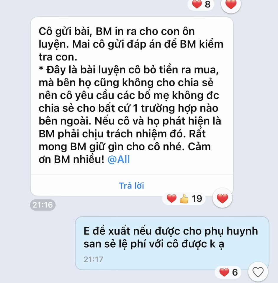 Đăng ảnh tin nhắn của GVCN, một phụ huynh khiến cộng đồng mạng ghen tị: Thật may mắn khi gặp được giáo viên có tâm!- Ảnh 1.