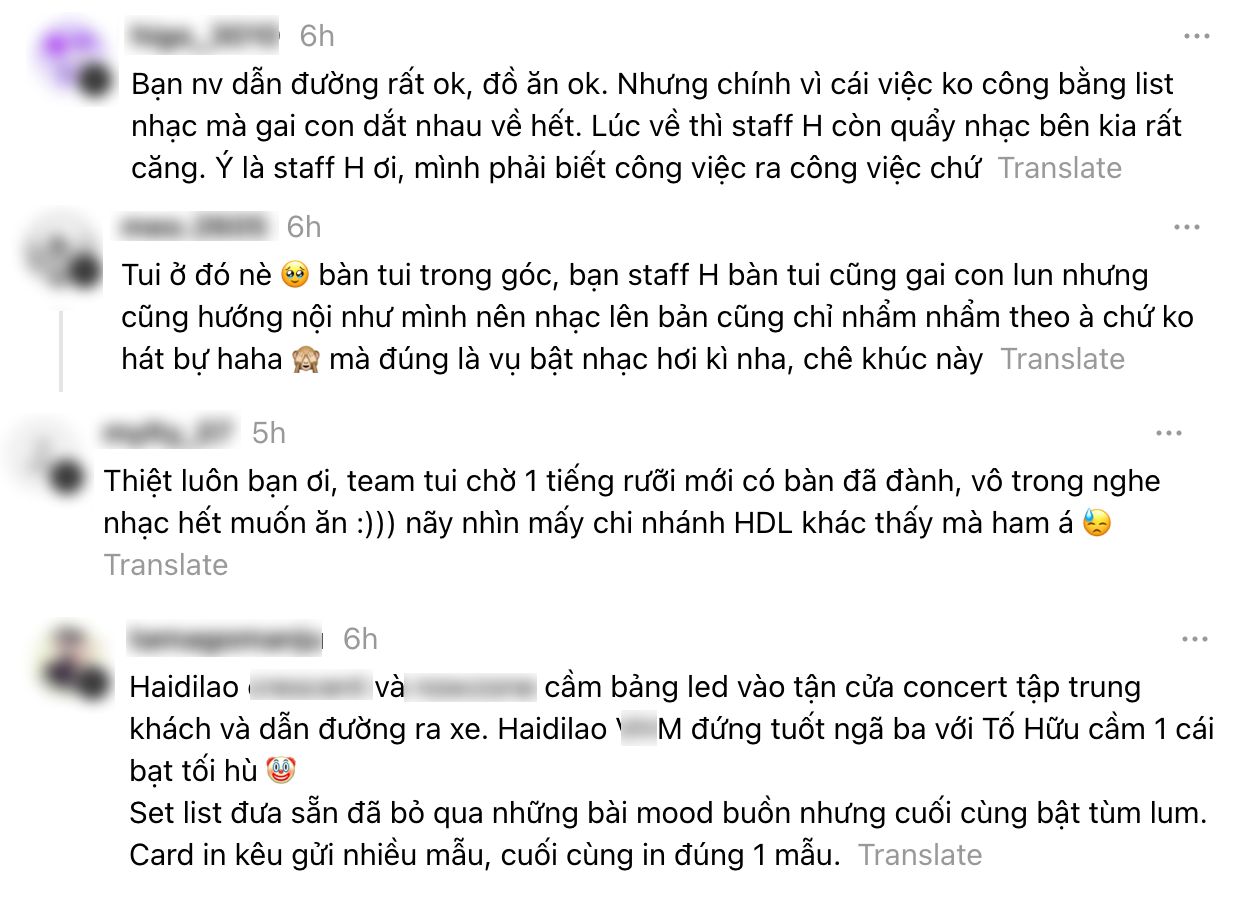 HOT: 1 chi nhánh Haidilao bất ngờ dính phốt "đối xử không xứng đáng" với khách hàng đi concert Chông Gai- Ảnh 2.