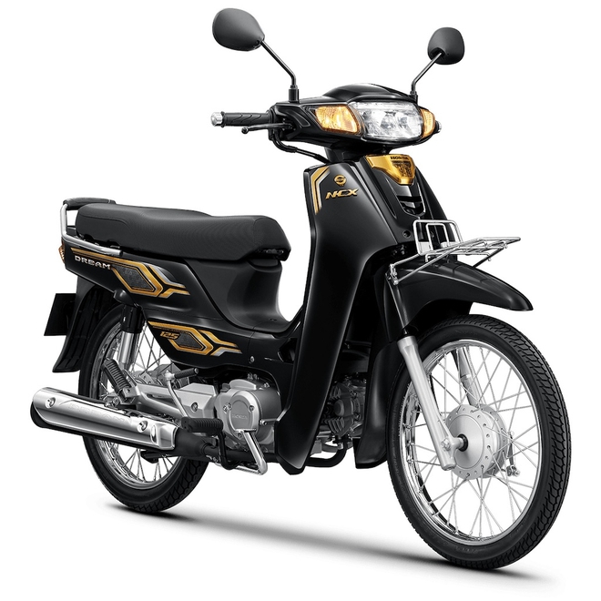 Honda Dream bản mới vừa về đại lý Việt: Chạy 50km/lít xăng, ánh vàng sang trọng, công nghệ hoài cổ- Ảnh 6.