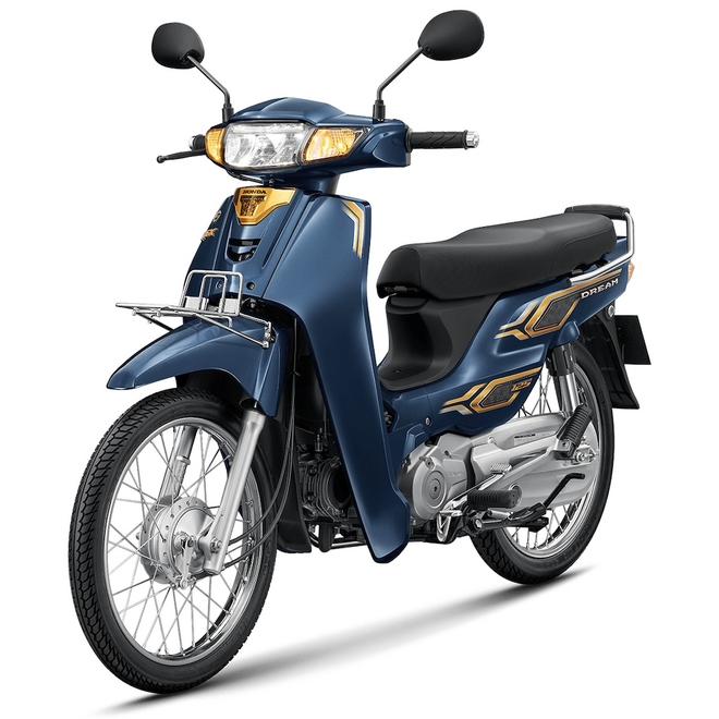 Honda Dream bản mới vừa về đại lý Việt: Chạy 50km/lít xăng, ánh vàng sang trọng, công nghệ hoài cổ- Ảnh 5.