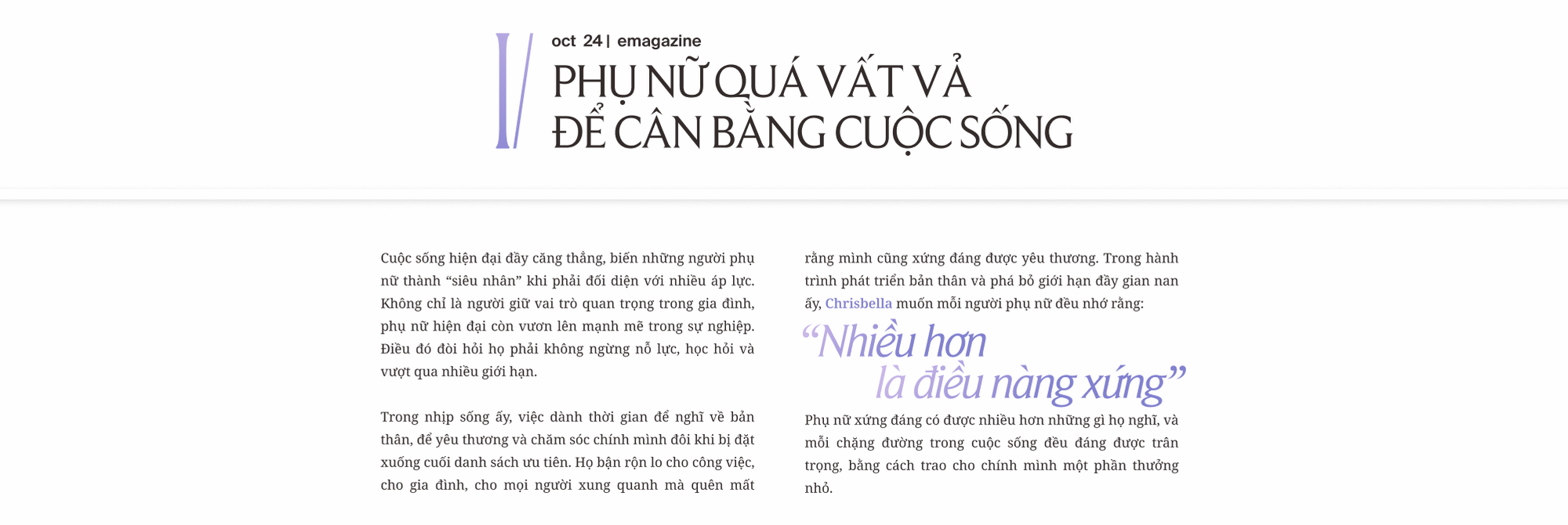 Cuộc sống này đã nhiều vất vả, đừng ngại thưởng cho bản thân một món quà xứng đáng