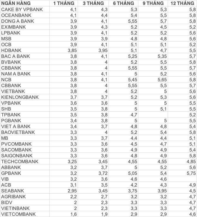 Một ngân hàng vừa tăng lãi suất tiết kiệm kỳ hạn 1 tháng lên mức cao nhất thị trường- Ảnh 1.