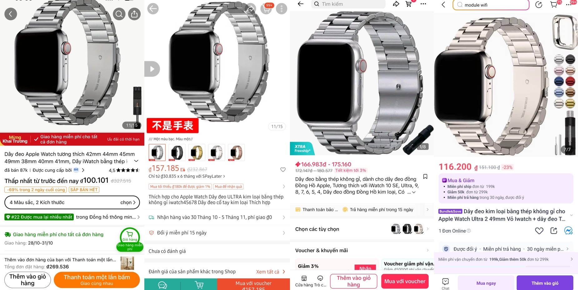 Cùng 1 món hàng, mua qua Temu, Shopee, Lazada hay Tik Tok Shop rẻ hơn ...