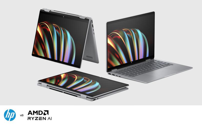 HP Envy X360 sở hữu tiềm năng vô hạn nhờ sức mạnh AI và bộ xử lý AMD RYZEN™- Ảnh 4.