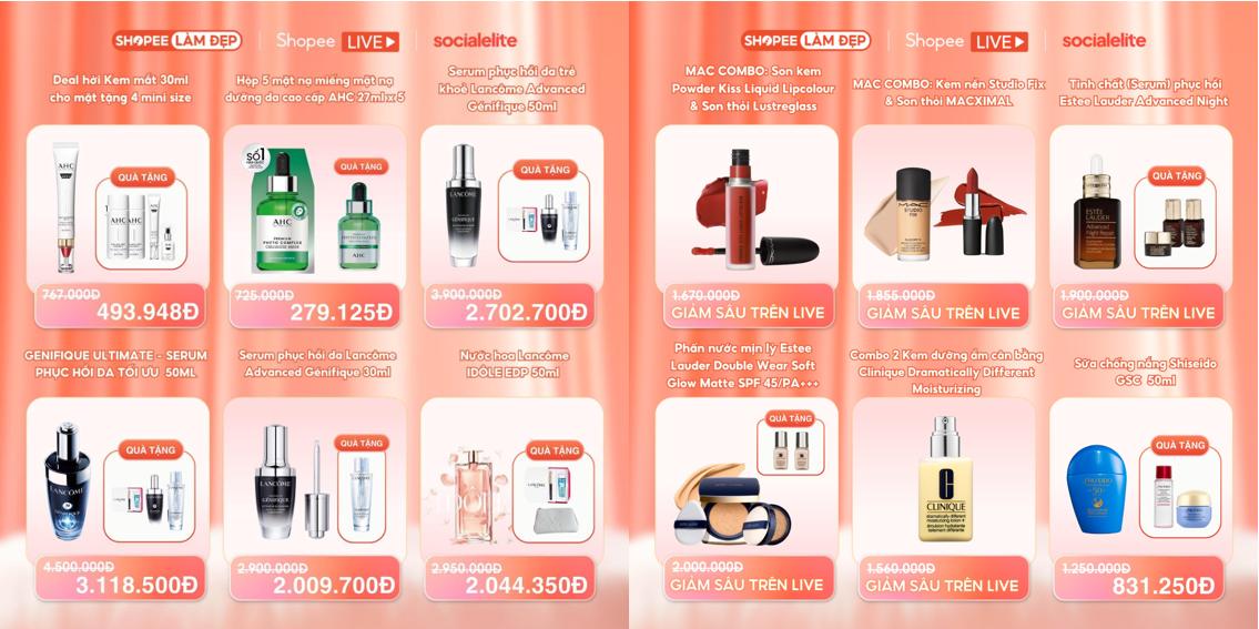 Loạt thương hiệu Dyson, The Whoo, Elixir đổ bộ livestream của đôi bạn thân Quỳnh Anh Shyn - Salim trên Shopee Live- Ảnh 4.