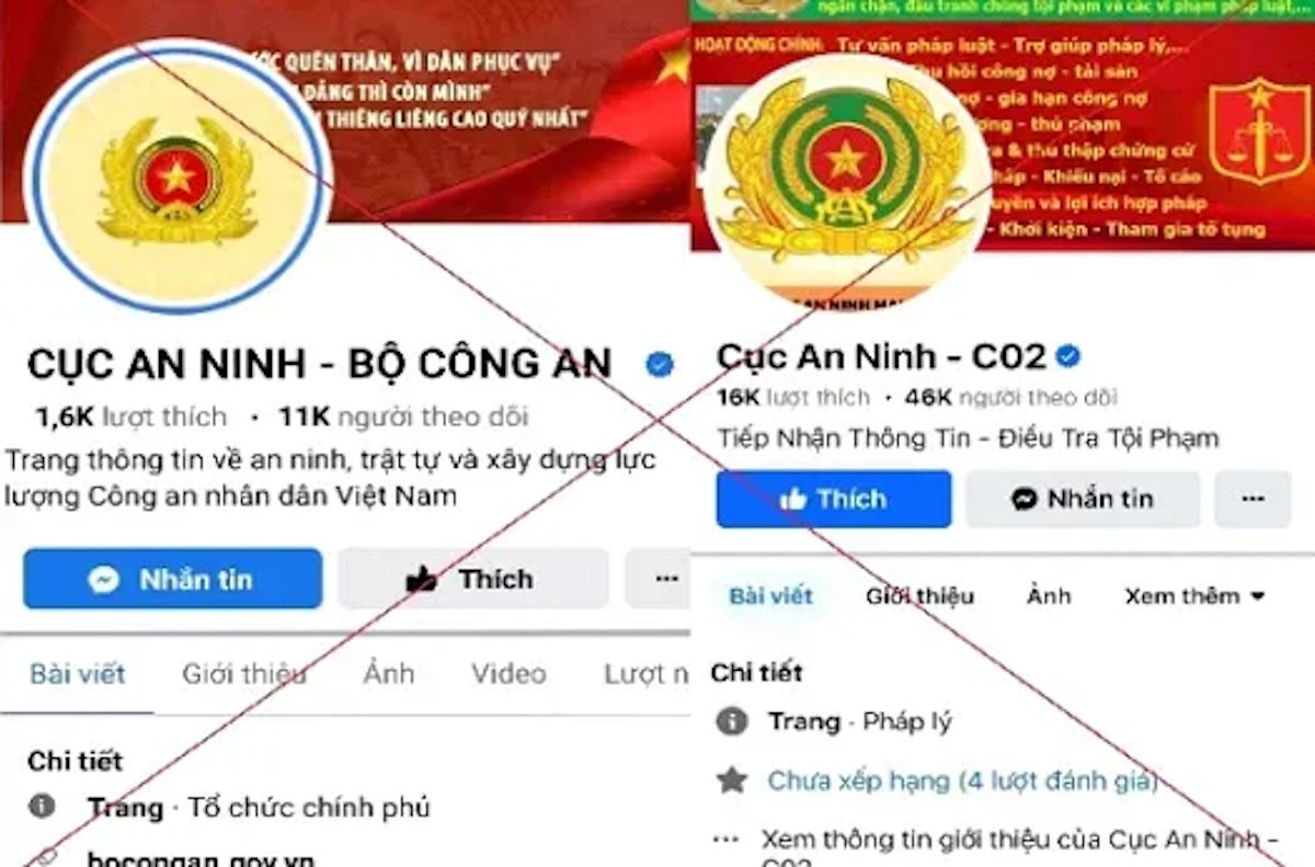 Công an cảnh báo 2 tài khoản Facebook “tích xanh” lừa đảo!- Ảnh 1.