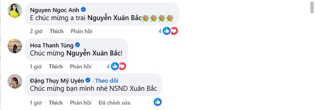 Nhiều sao Việt bày tỏ niềm vui, chúc mừng NSND Xuân Bắc làm Cục trưởng Cục Nghệ thuật biểu diễn- Ảnh 5.