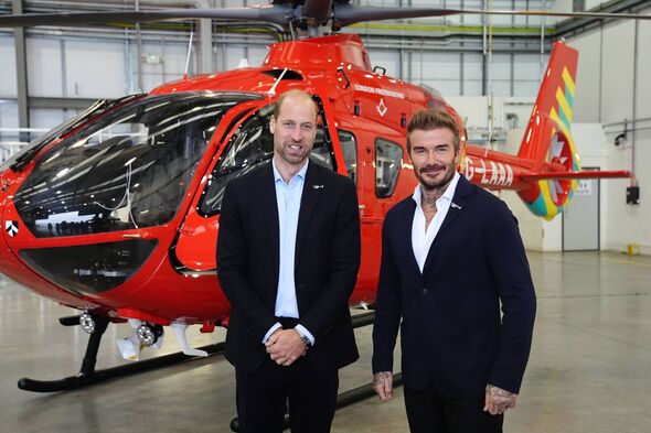 David Beckham và vợ 