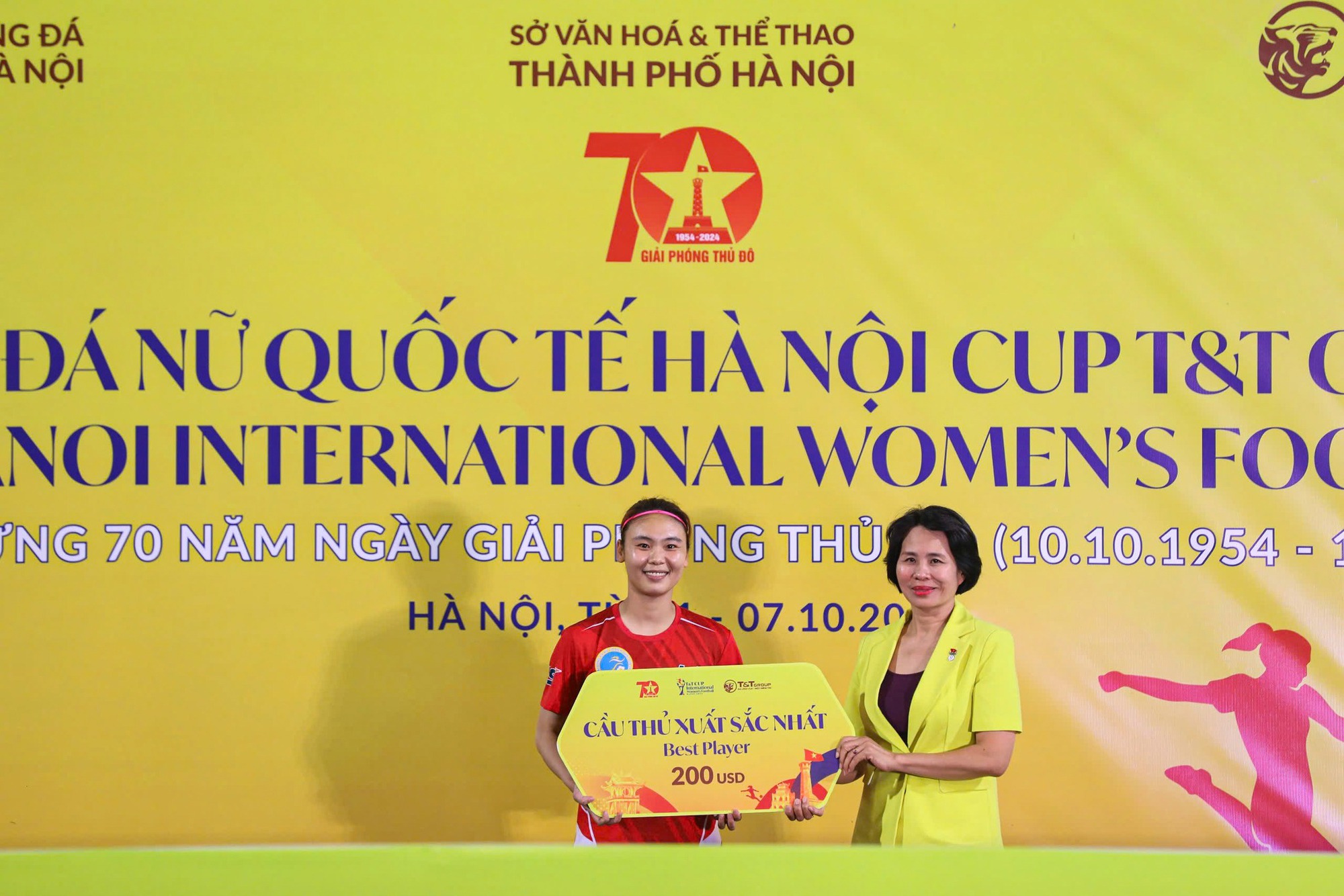 CLB Thái Nguyên T&T vô địch giải giao hữu quốc tế Hà Nội 2024- Ảnh 5.