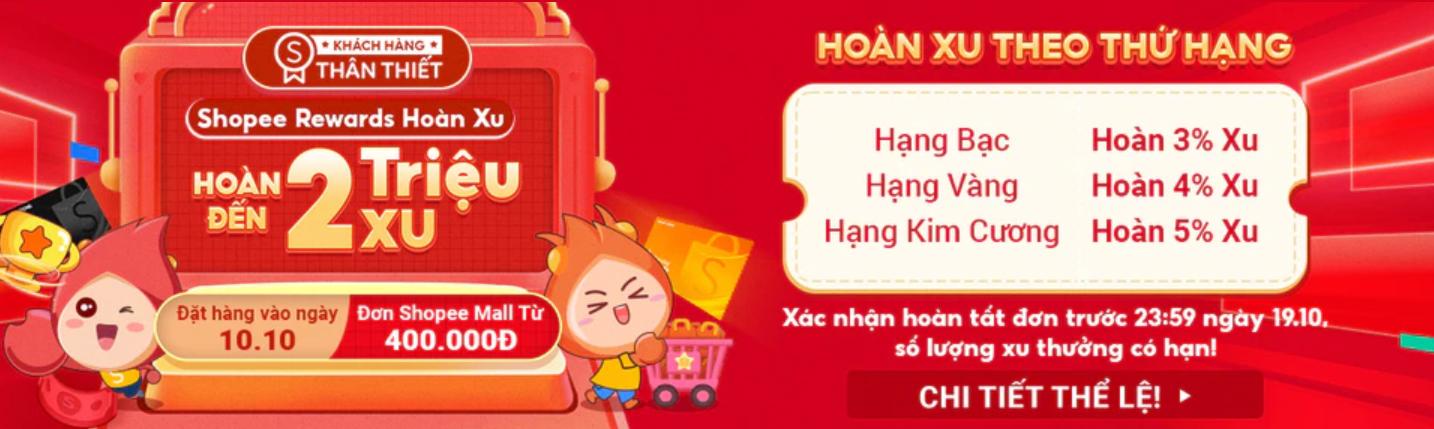 Siêu sale 10.10 ngập tràn deal chính hãng, riêng “cạ cứng” Shopee có cơ hội hoàn đến 2 triệu xu!- Ảnh 2.