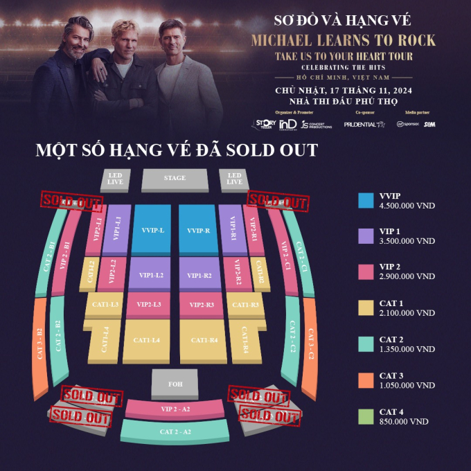 Concert của Michael Learns To Rock tại Việt Nam sold-out nhiều hạng vé, fan đếm ngược chờ ngày “hẹn hò” thần tượng- Ảnh 1.