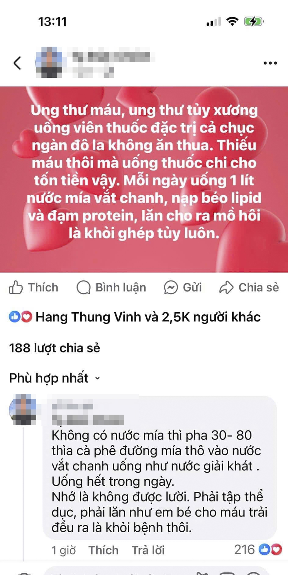 Đừng dại uống nước mía vắt chanh để chữa ung thư, cẩn thận rước họa vào thân- Ảnh 1.