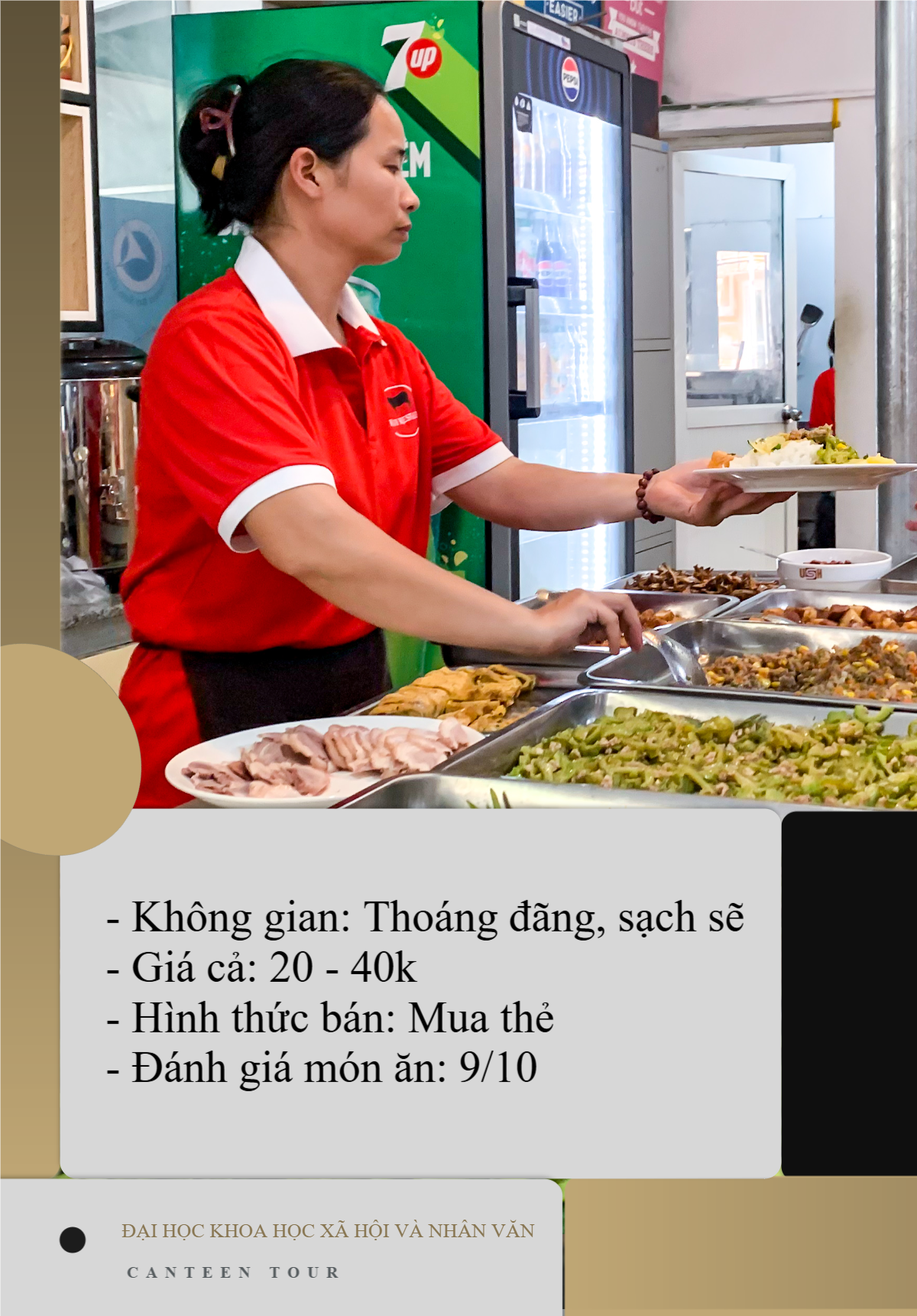 Cầm 50.000 đồng vào canteen Nhân văn, "sốc" nhẹ trước những gì nhận về!- Ảnh 10.