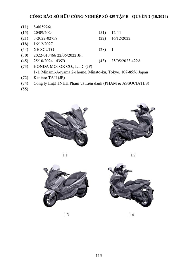 Honda đăng ký loạt xe tay ga mới với cơ quan Việt Nam: Có mẫu đẹp sắc cạnh, giá quy đổi chưa tới 40 triệu- Ảnh 9.