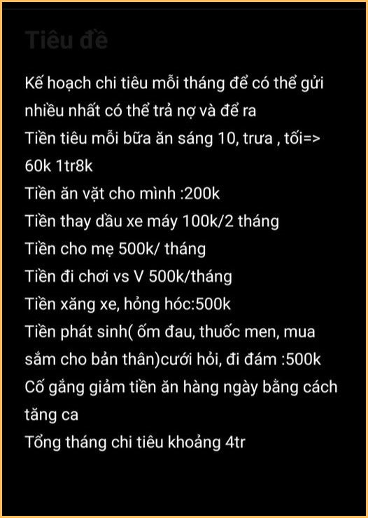 Tháng nào cũng mua 1 chỉ vàng, mỗi ngày chỉ ăn 60k để tiền mua xe máy và giúp bố mẹ lo việc nhà!- Ảnh 1.