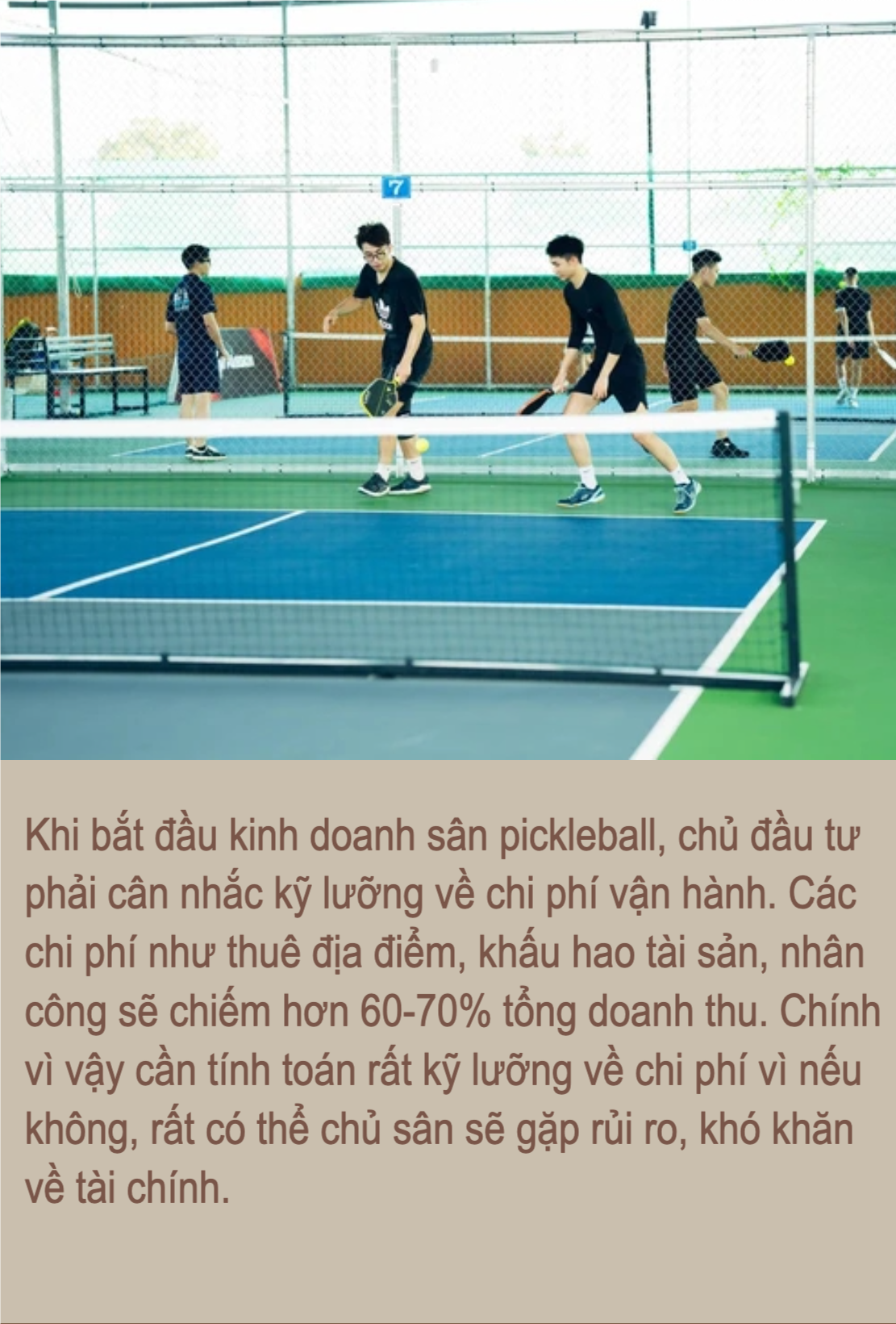 Sân pickleball “mọc lên như nấm”: Bỏ cả tỷ đồng thu về “tiền lẻ”, sao nhiều người vẫn nườm nượp mở theo?- Ảnh 10.