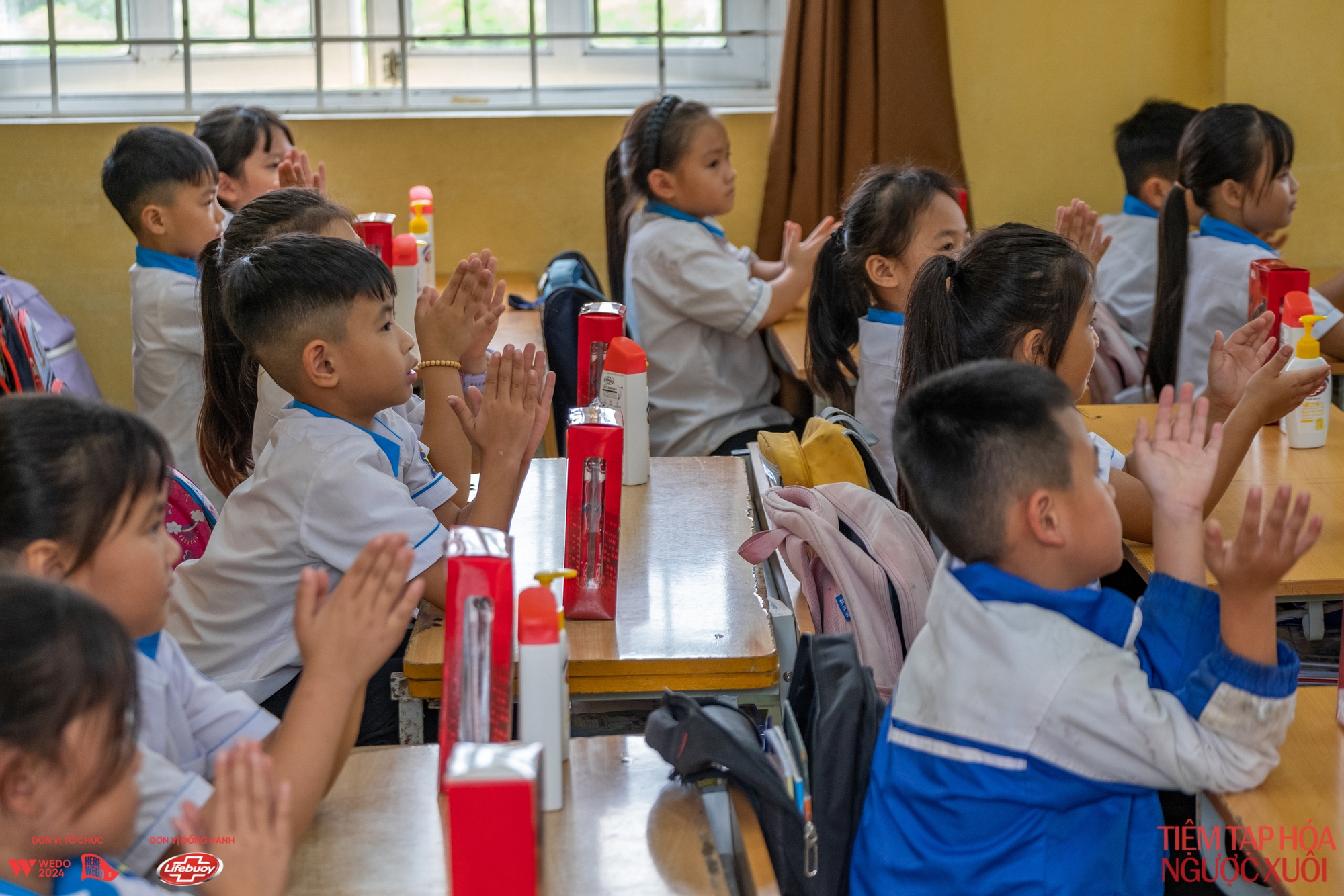 Tiệm Tạp Hóa Ngược Xuôi mở lớp học Sạch khuẩn - Khỏe xinh ở trường Tiểu học Xuân Vân- Ảnh 4.