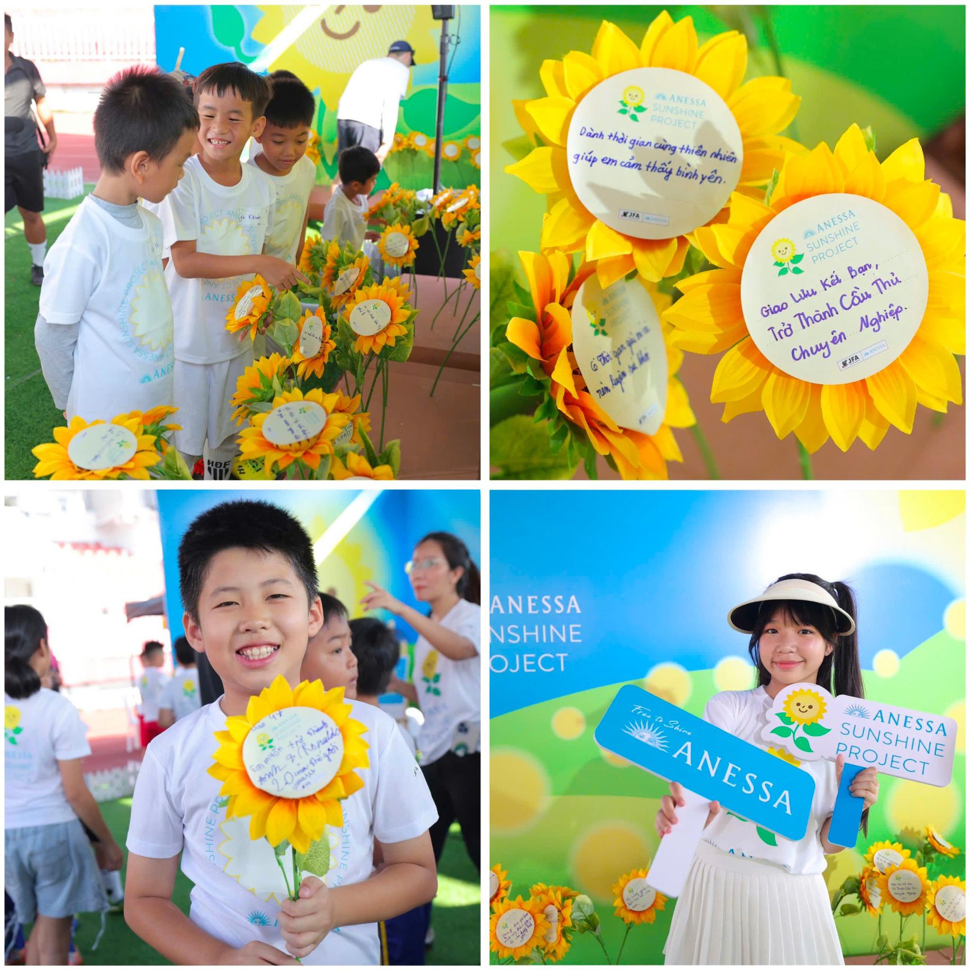 ANESSA Sunshine Project ươm mầm đam mê bóng đá cho hàng trăm cầu thủ nhí- Ảnh 2.