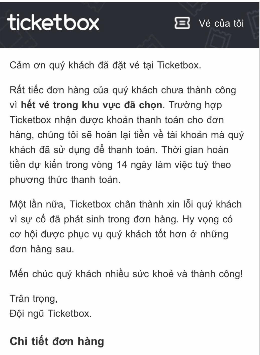 Dân tình kêu trời vì bị hủy vé concert Anh Trai Chông Gai dù đã thanh toán thành công: Chuyện này là sao?- Ảnh 6.