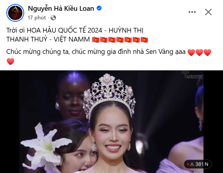 Hoa hậu Đặng Thu Thảo, Hương Giang và loạt sao Việt 