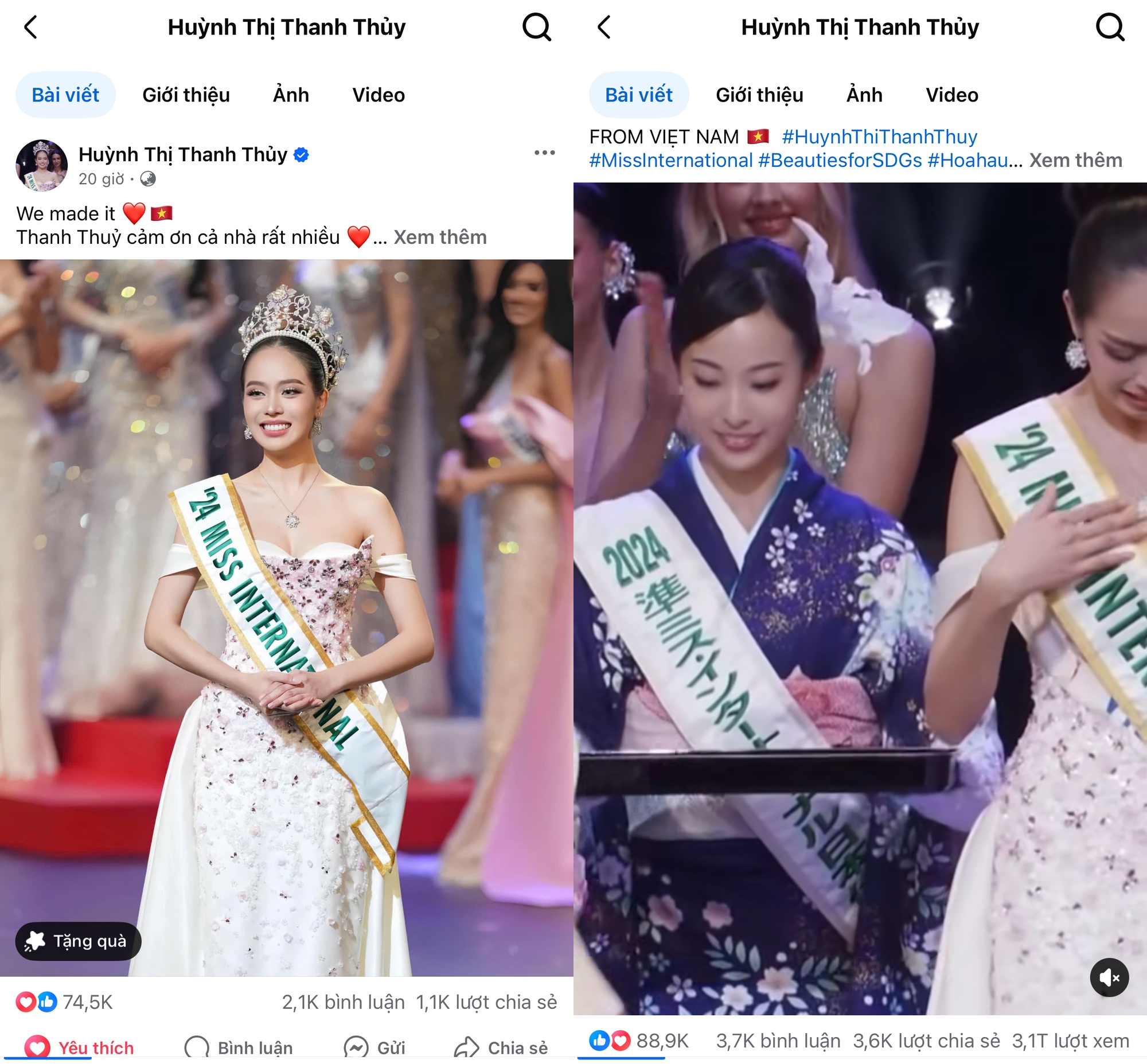 Hàng trăm nghìn người cùng làm một điều sau khi Hoa hậu Thanh Thủy đăng quang Miss International 2024- Ảnh 4.