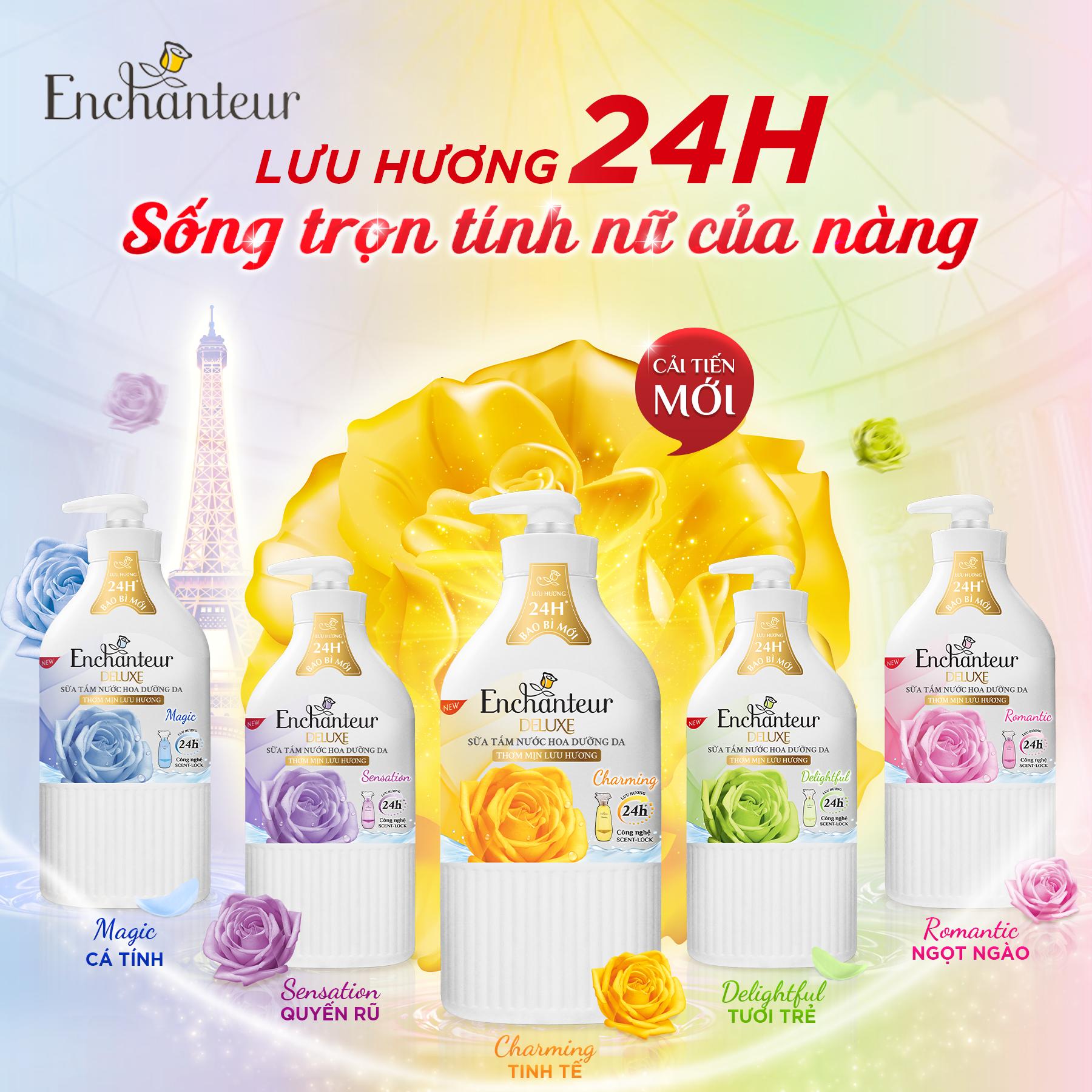 Khám phá khía cạnh tính nữ đầy quyến rũ và thanh lịch của thương hiệu Enchanteur thông qua “tấm áo” mới- Ảnh 4.