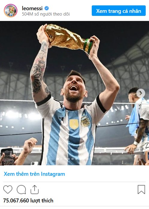 10 bức ảnh được yêu thích nhất trên Instagram: Messi, Ronaldo... và một quả trứng?- Ảnh 10.