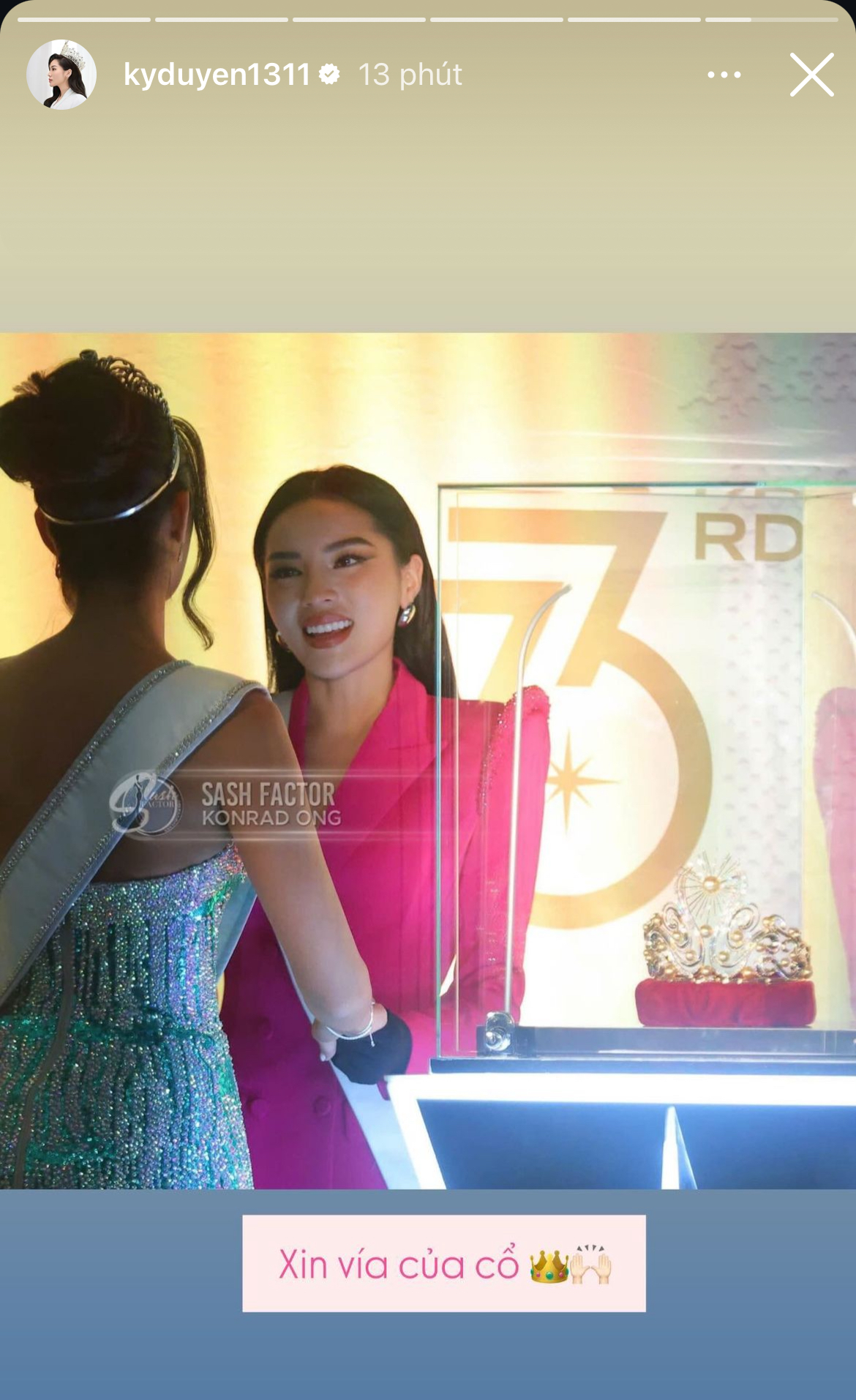 Kỳ Duyên ngay trước giờ G Bán kết Miss Universe: Thần sắc tươi tắn, hô vang Việt Nam đầy tự hào trong tổng duyệt- Ảnh 2.