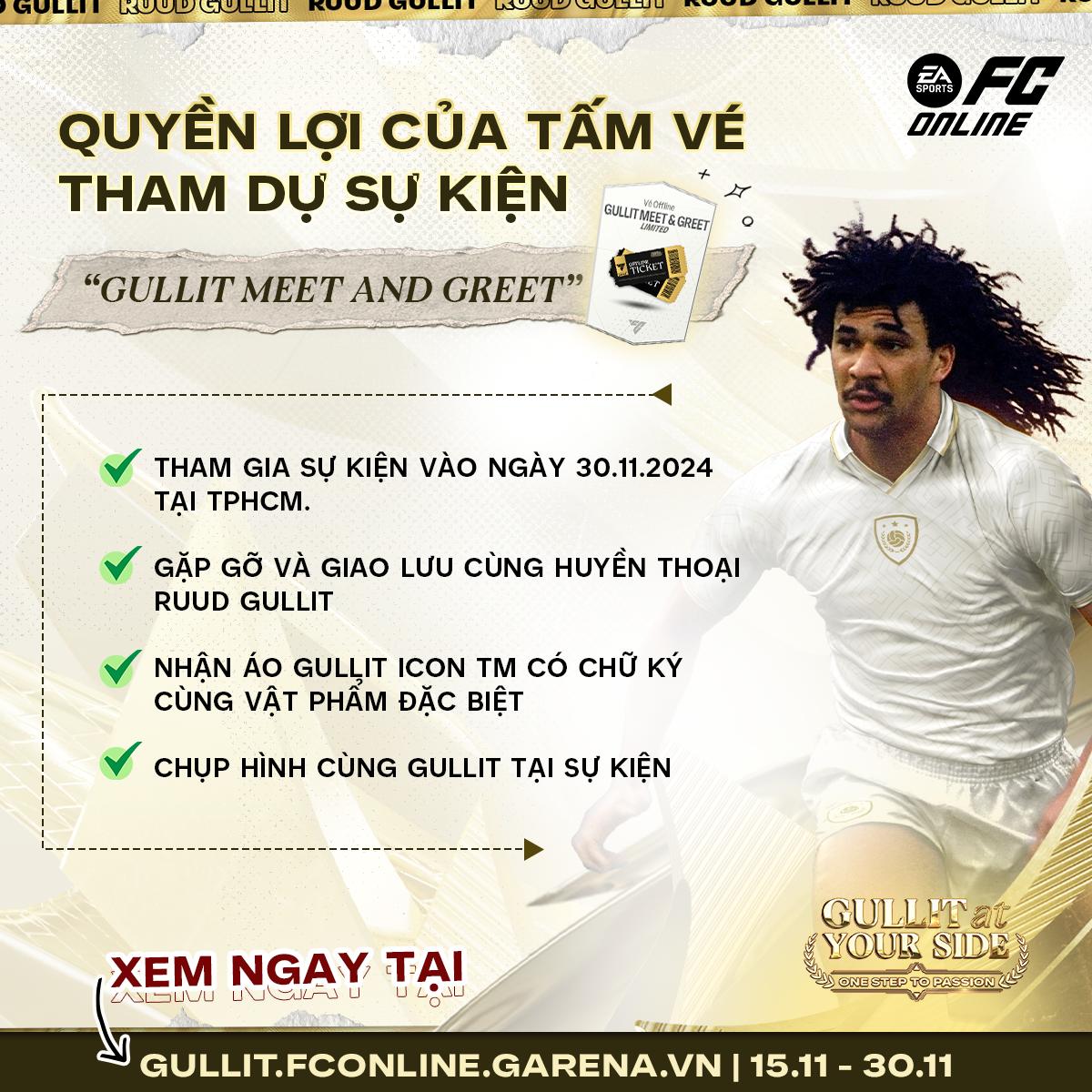 FC Online tung ra sự kiện “Gullit At Your Side” chiêu đãi người chơi với loạt quà khủng nhân dịp mời Gullit tới Việt Nam- Ảnh 3.