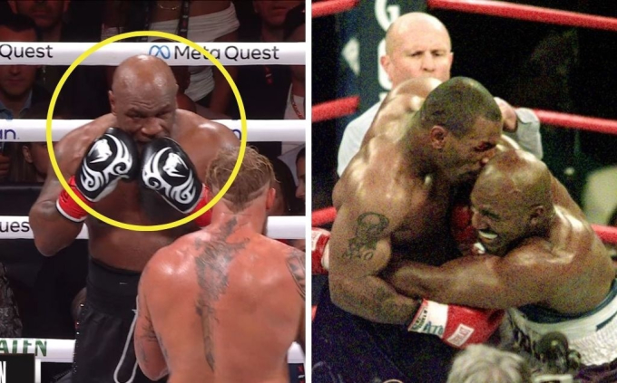 Mike Tyson liên tục cắn “một vật” khi đối đầu với Jake Paul, nguyên nhân đằng sau được tiết lộ- Ảnh 2.