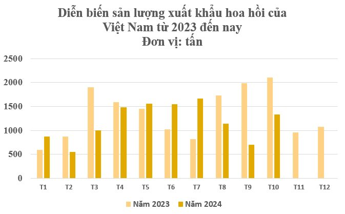 Được thiên nhiên ưu đãi để trồng loại cây ra hoa triệu đô, Việt Nam vươn lên trở thành ông trùm đứng thứ 2 toàn cầu: Thu hơn 52 triệu USD kể từ đầu năm, Ấn Độ, Mỹ đều đua nhau săn mua- Ảnh 2.