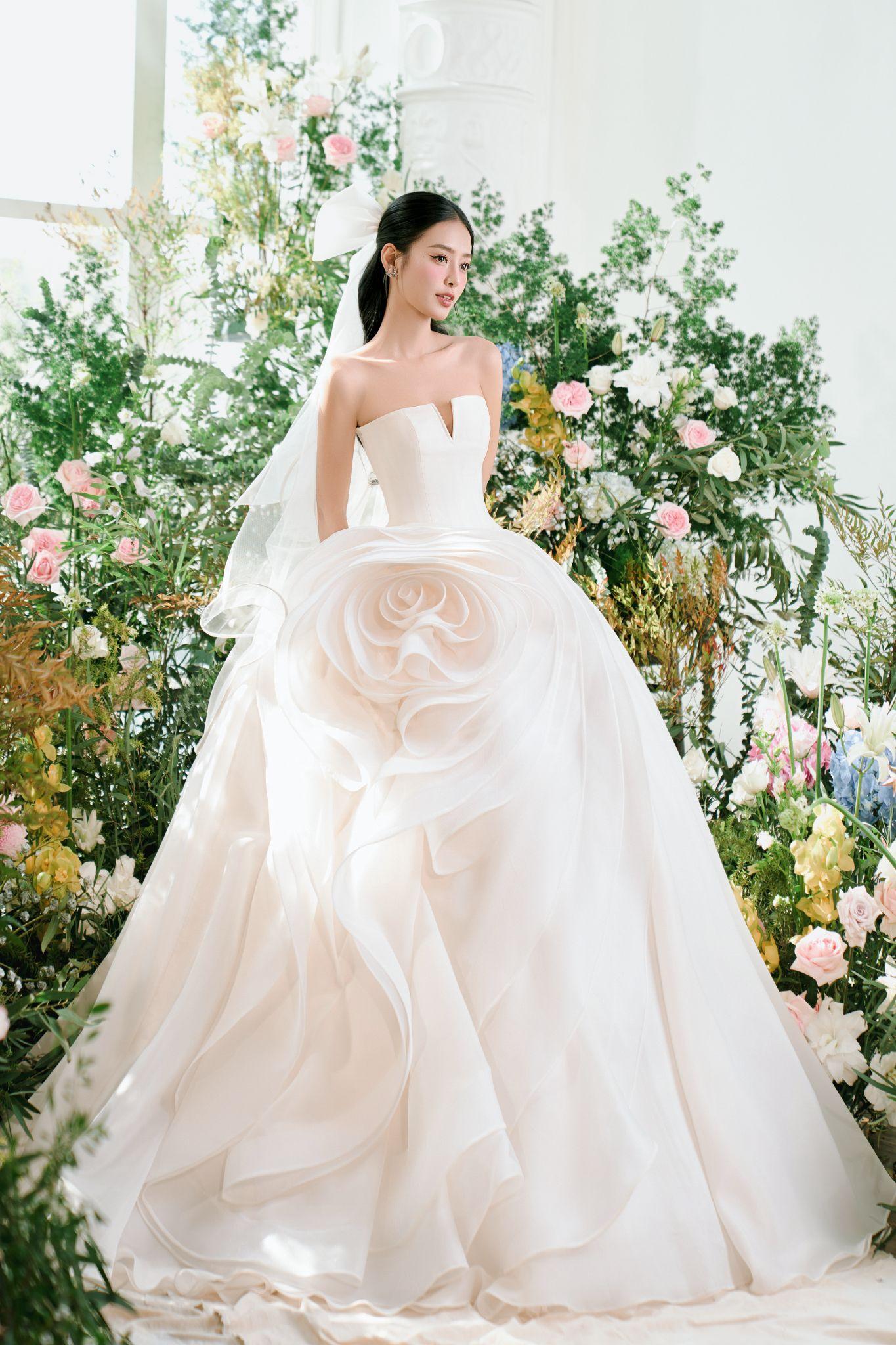 White Rose Bridal - Bộ sưu tập váy cưới cao cấp kết hợp cùng Á hậu Bùi Khánh Linh, nâng tầm giấc mơ cô dâu Việt- Ảnh 5.