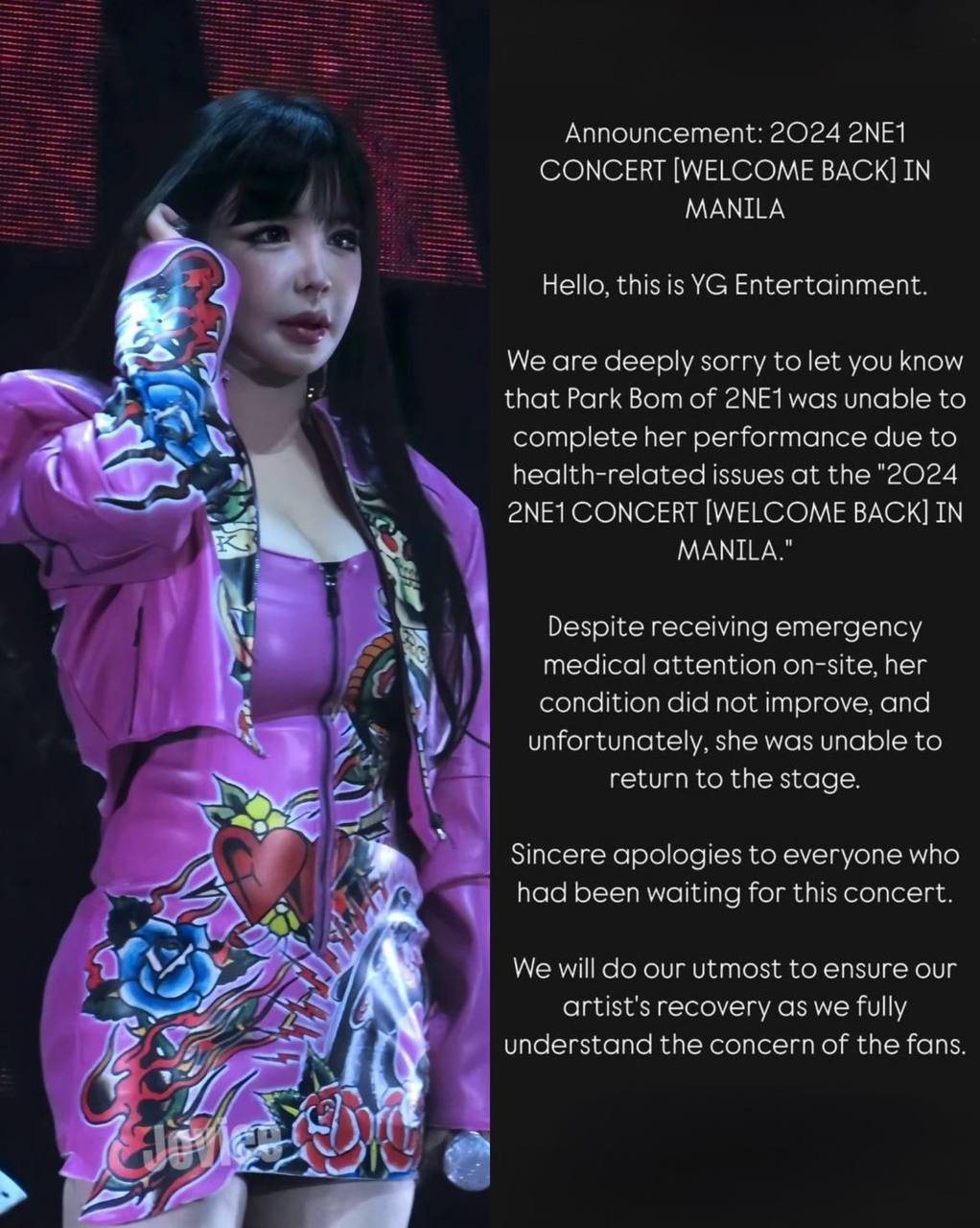 Chuyện gì đã xảy ra với Park Bom: Được cấp cứu giữa concert nhưng không có tiến triển- Ảnh 3.