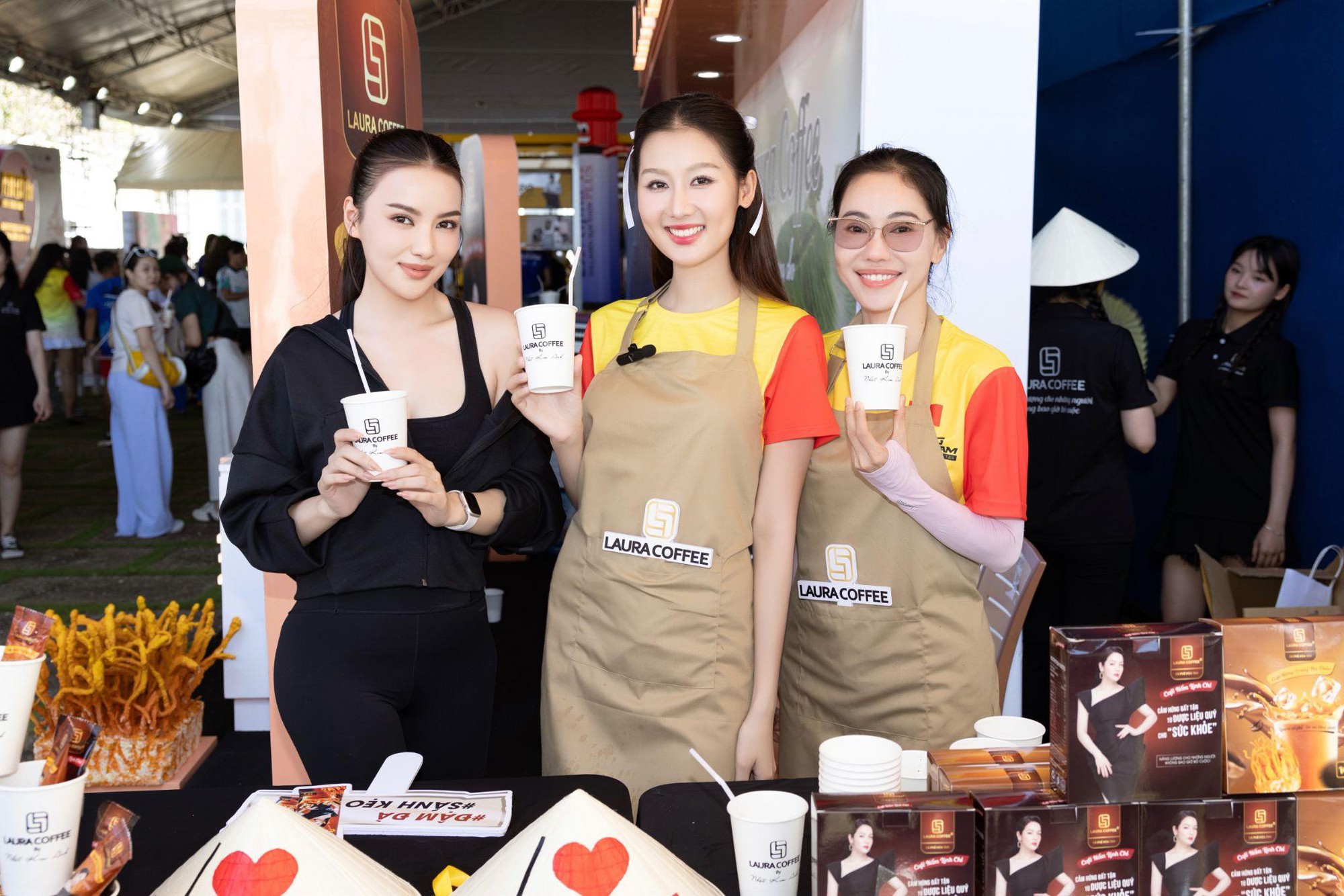 Laura Coffee tiếp sức Hoa hậu, Á hậu, Nam vương với năng lượng bứt phá tại Strong Vietnam- Ảnh 4.