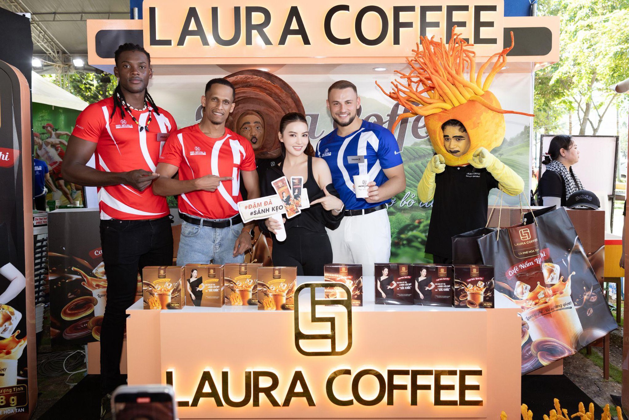 Laura Coffee tiếp sức Hoa hậu, Á hậu, Nam vương với năng lượng bứt phá tại Strong Vietnam- Ảnh 6.